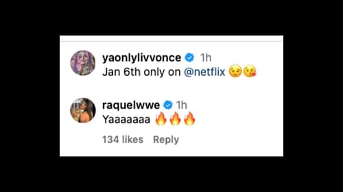 Rodriguez reacts to Morgan's message to Ripley on Instagram.