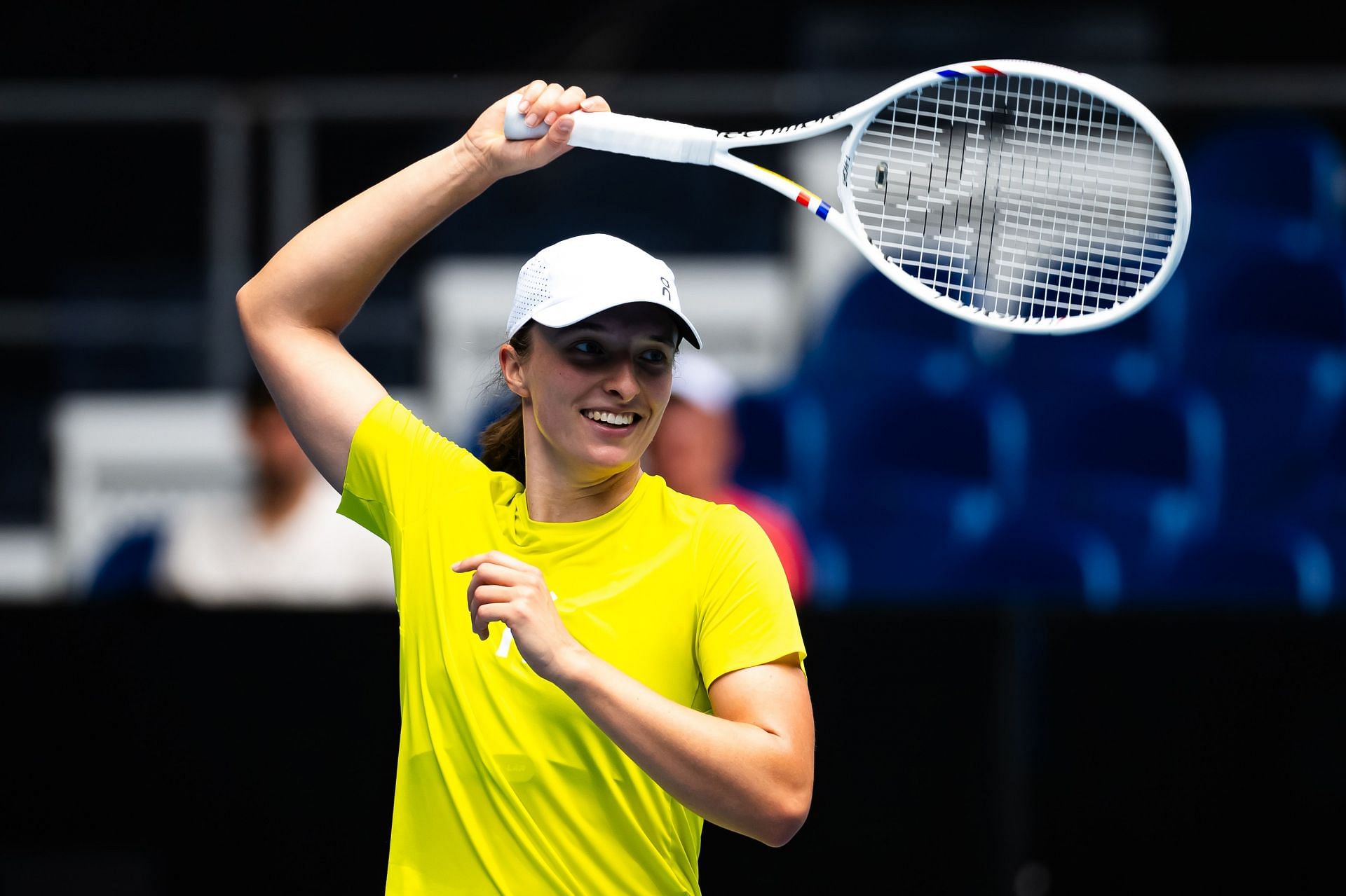 Iga Swiatek at the 2025 Australian Open Previews - Source: Getty