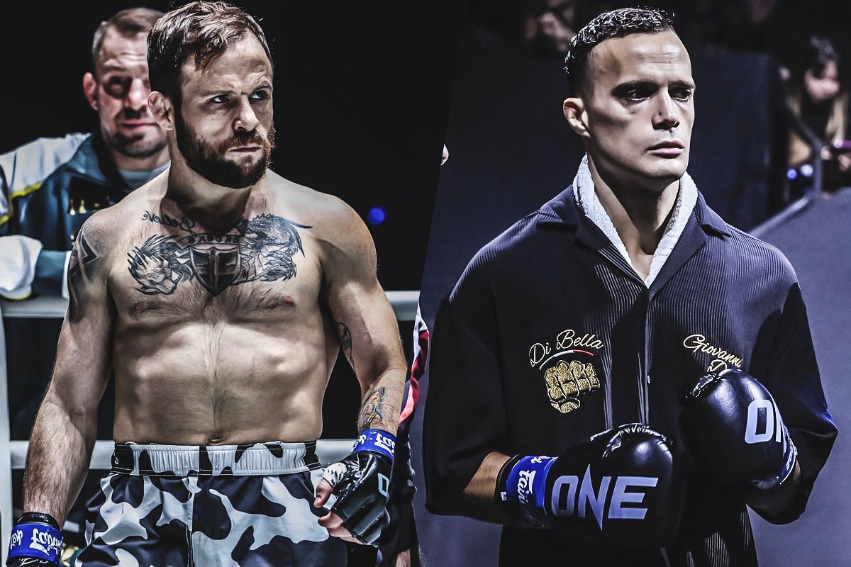 Jarred Brooks (left) and Jonathan Di Bella (right). [Photos from ONE Championship]