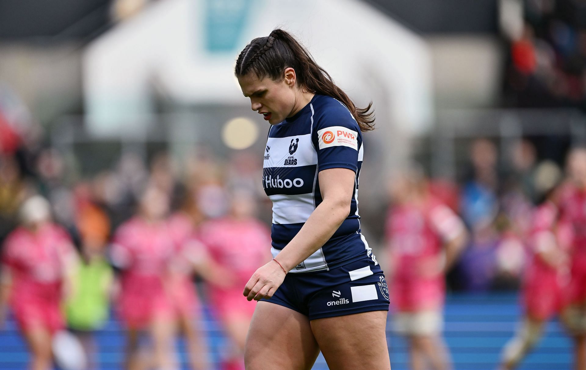 Maher during her Premiership Women&#039;s rugby game against Gloucester-Hartpury in the Allian Premiership Women&#039;s rugby (Image via: Getty Images)