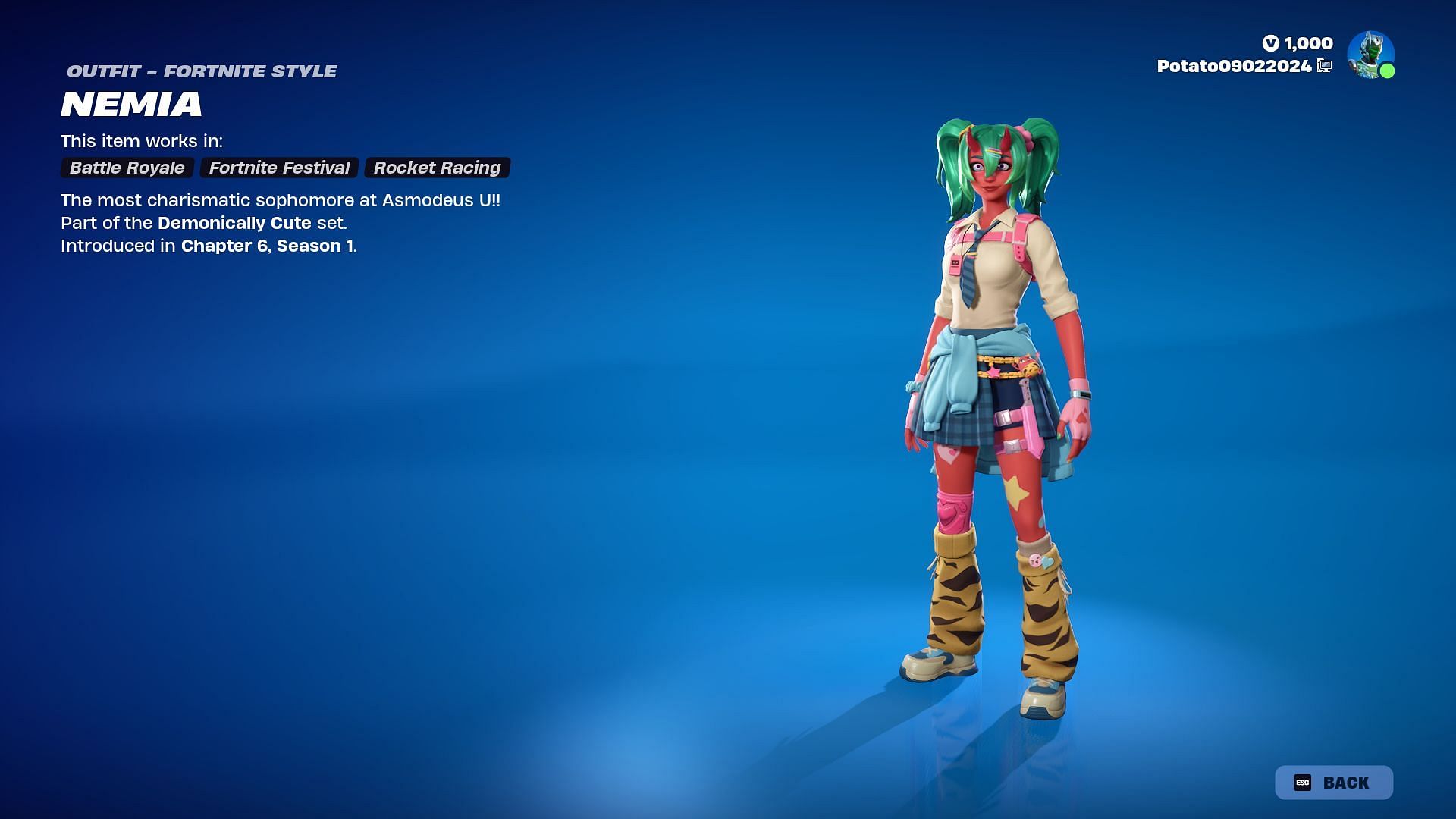 How to get the Nemia skin in Fortnite