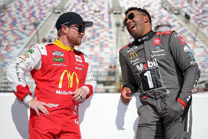 “We’re done”: Bubba Wallace shares hilarious outtakes with Tyler Reddick from promo shoots