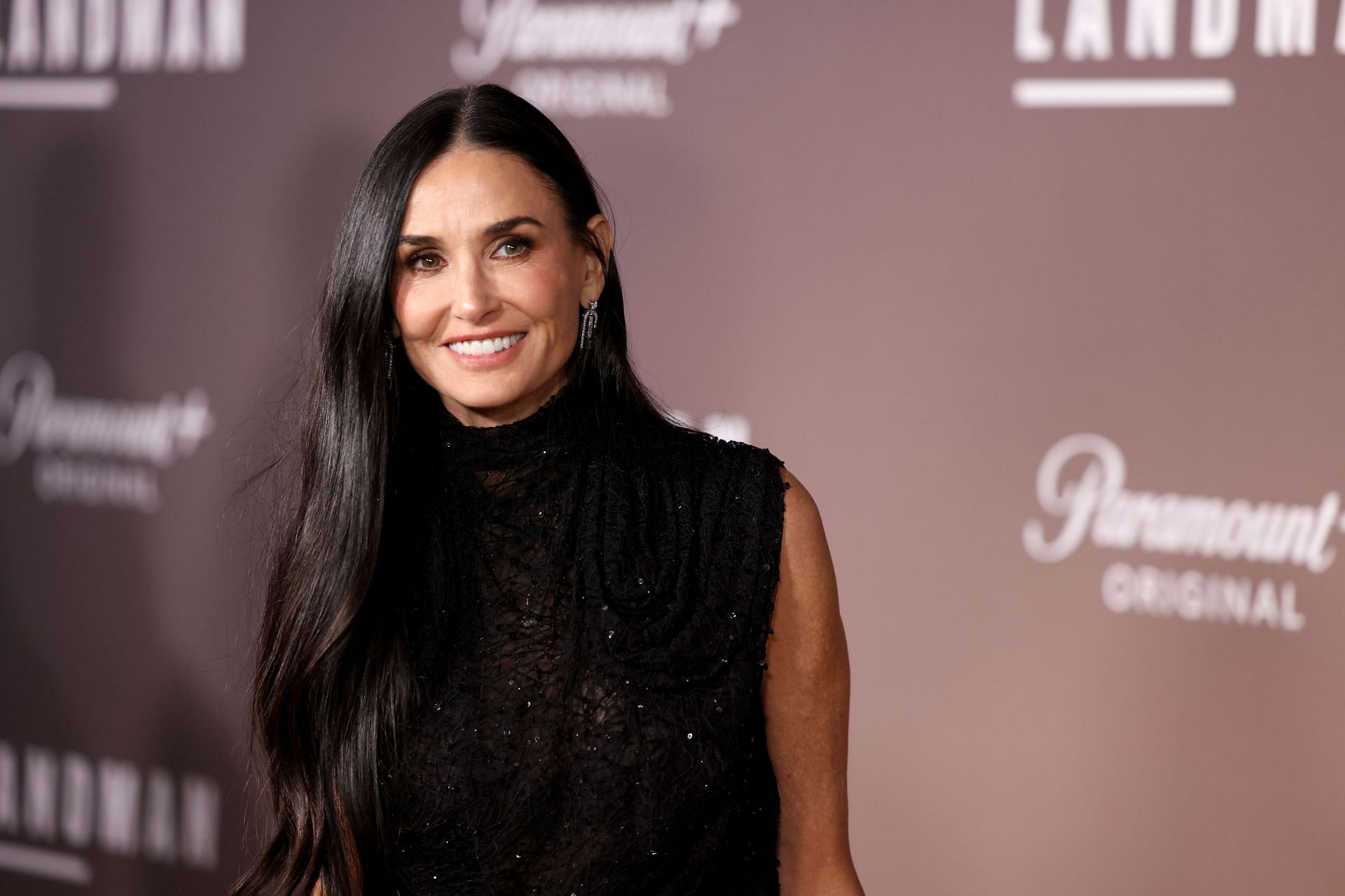 Demi Moore attends the &quot;Landman&quot; premiere at Paramount Studios (Image via Getty/@Randy Shropshire)