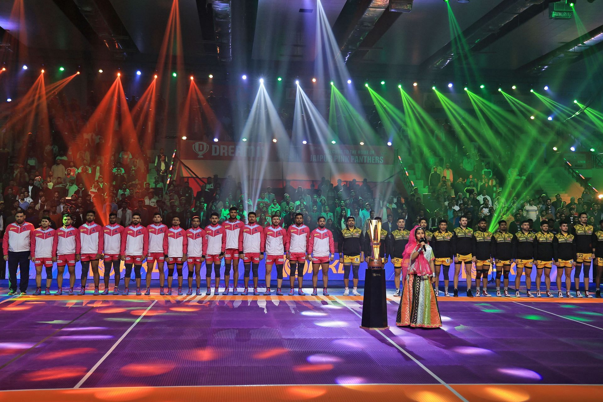 Jaipur Pink Panthers v Telugu Titans - Pro Kabaddi League - Source: Getty