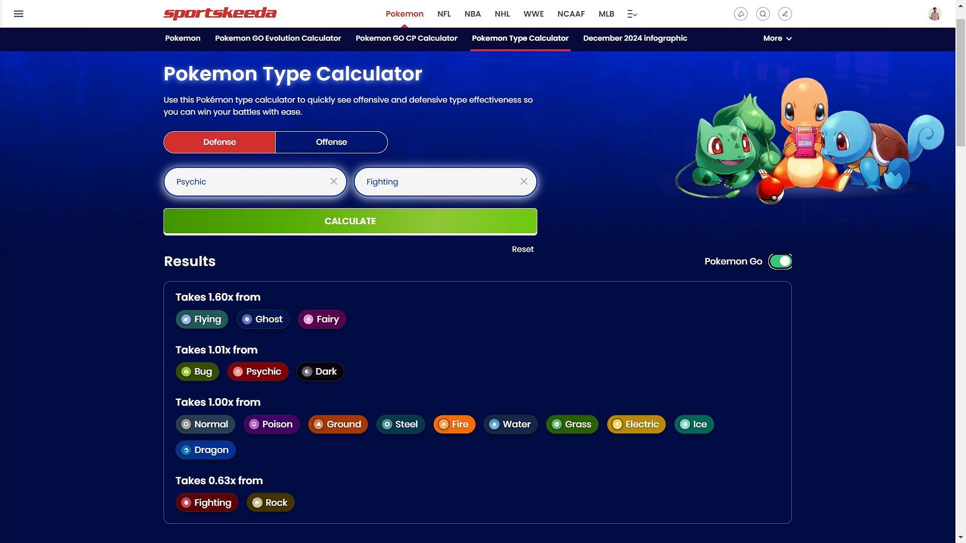 Mega Gallade&#039;s type matchups in Pokemon GO (Image via Sportskeeda)