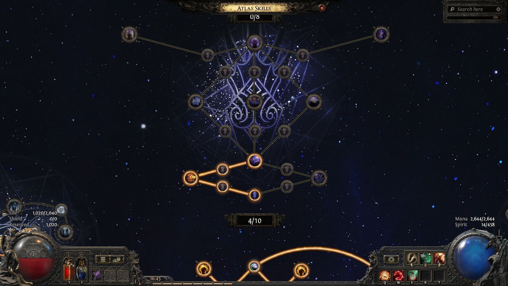 Boss passive points in Path of Exile 2 (Image via GGG)