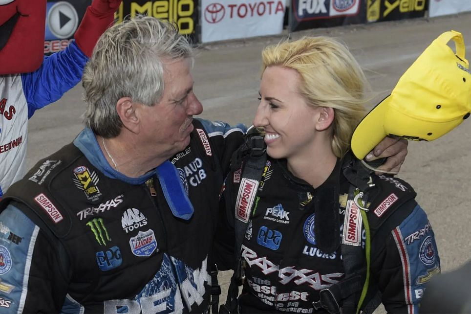 John Force and Courtney Force