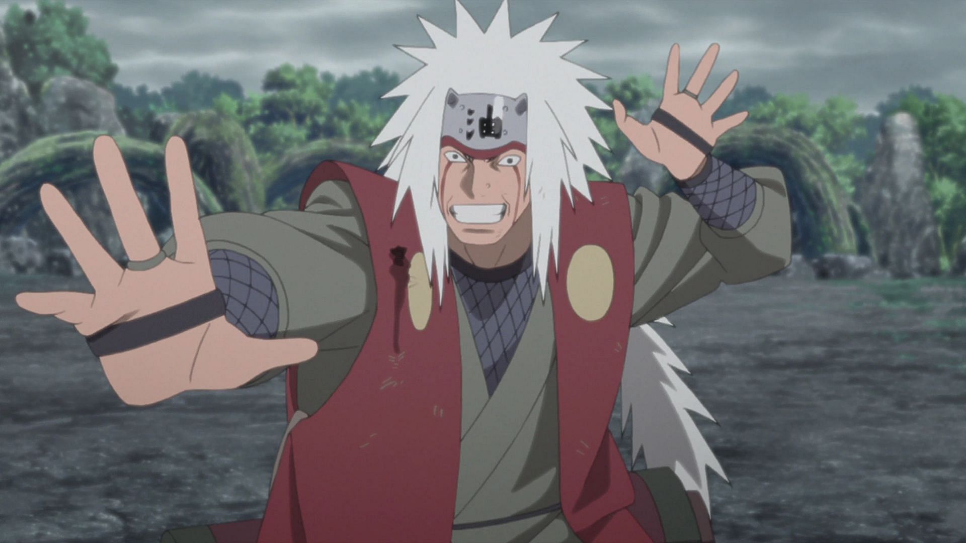 Jiraiya&#039;s vast battle experience will make him hard to beat (Image via Studio Pierrot)