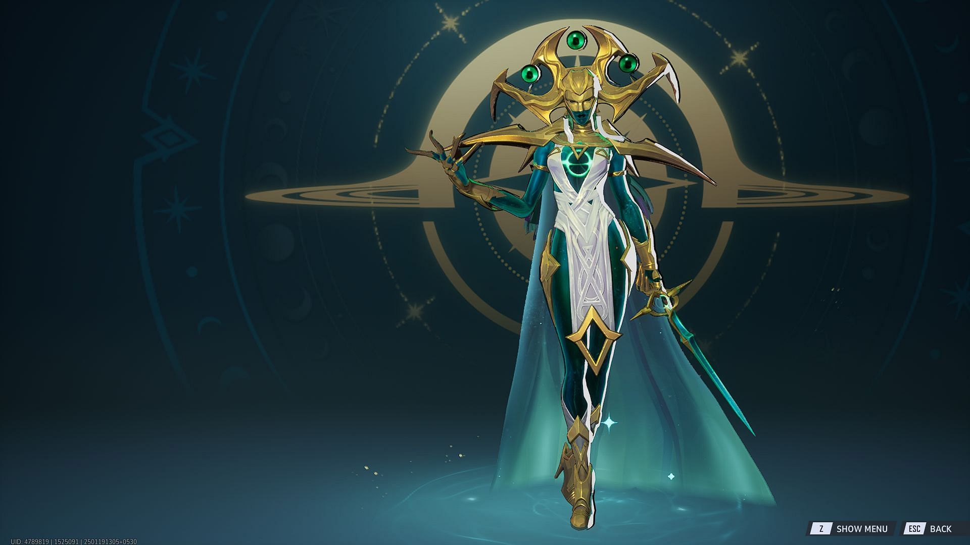 Hela&#039;s Empress of the Cosmos skin in Marvel Rivals (Image via NetEase Games)