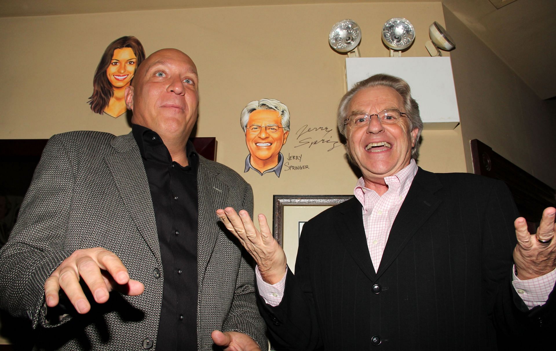 Jerry Springer And Steve Wilkos Honored On The Palm Wall Of Fame - Source: Getty