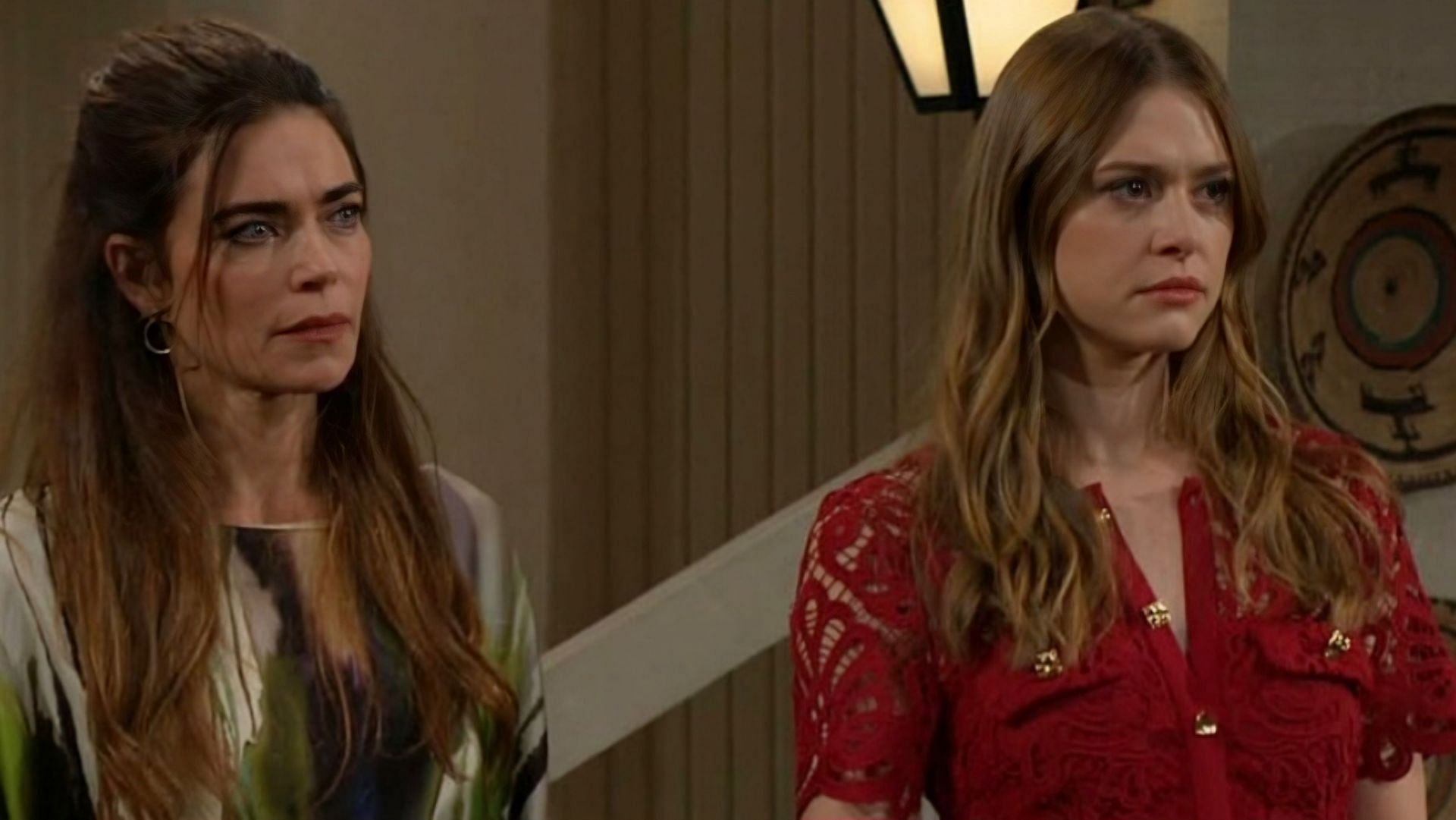 Victoria Newman and Claire Grace in a still from The Young and the Restless (Image via CBS)