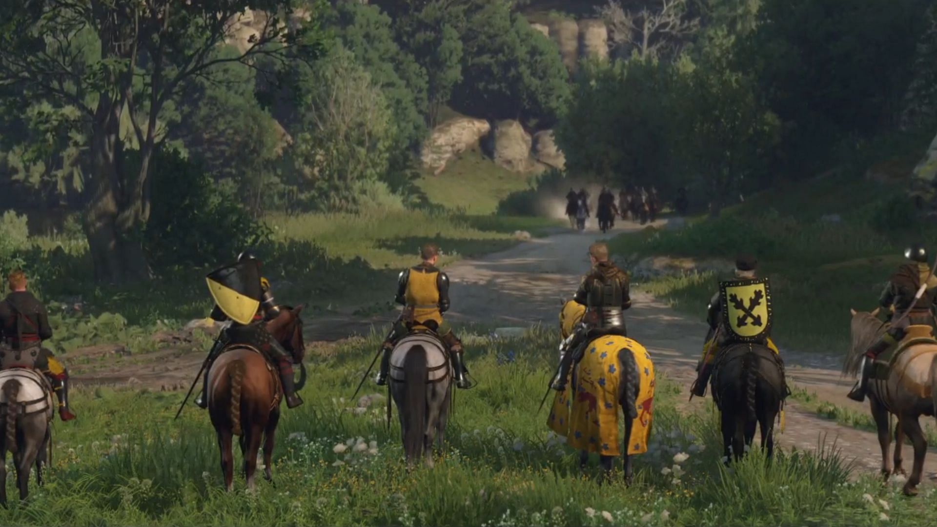 A still from the Easy Riders main quest in Kingdom Come Deliverance 2 (Image via Deep Silver)