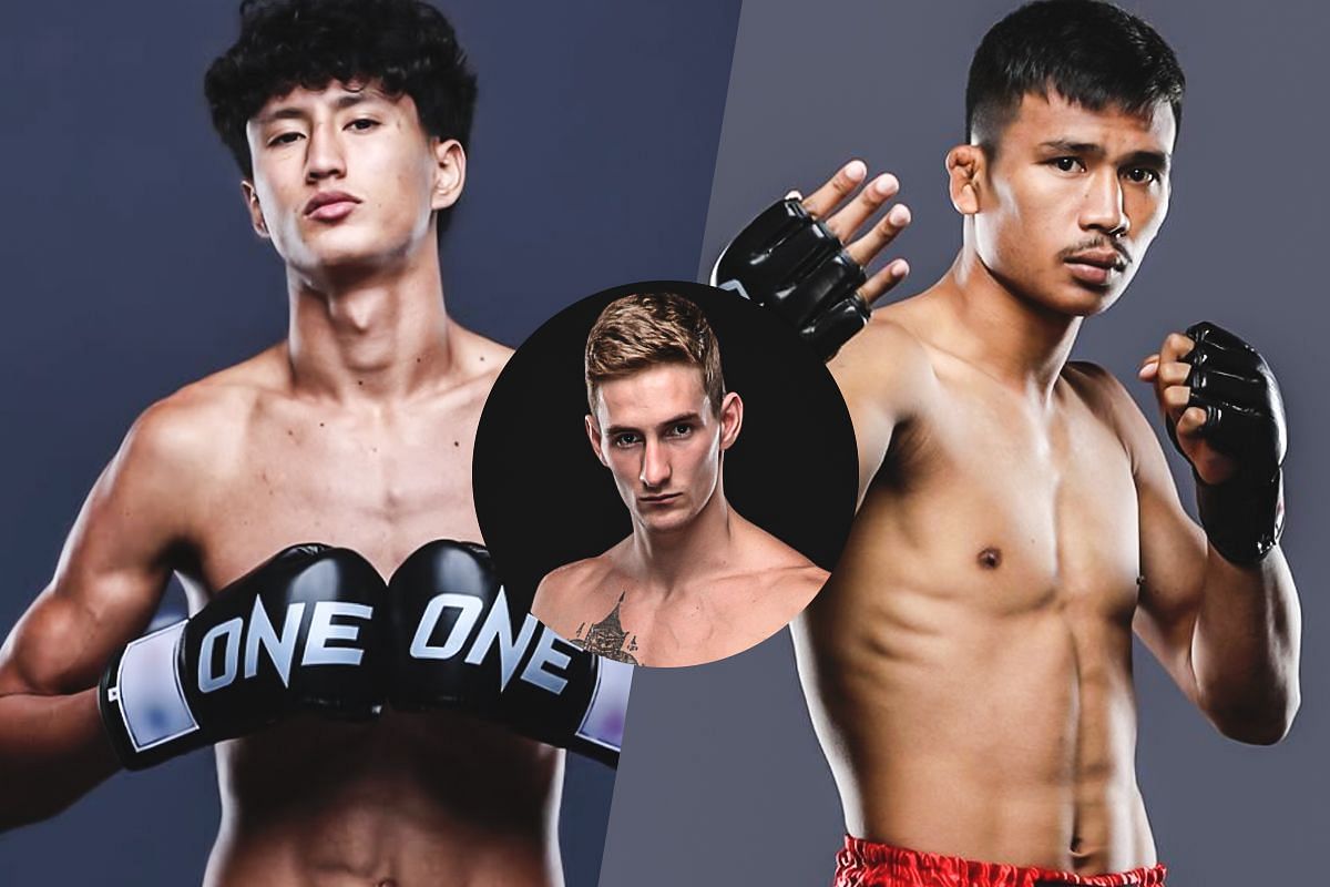 Nabil Anane, Nico Carrillo, Superlek Kiatmoo9 - Photo by ONE Championship