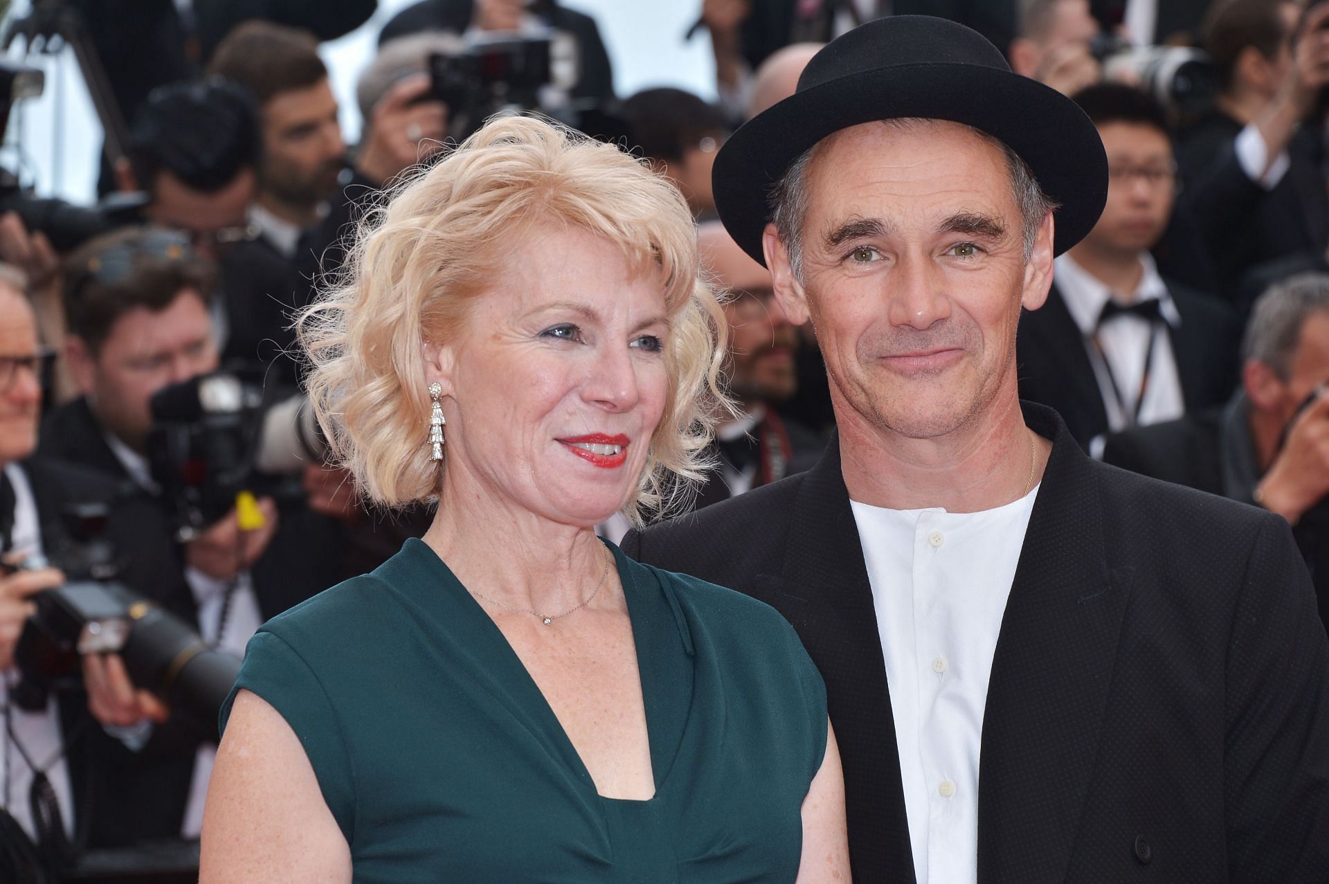 Claire van Kampen and Mark Rylance at the 69th Annual Cannes Film Festival (Image via Getty)