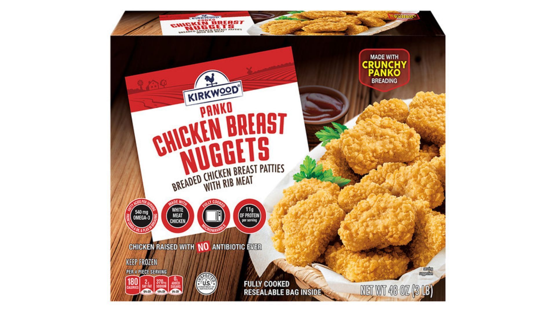 Kirkwood Panko Chicken Nuggets (Image via Aldi)