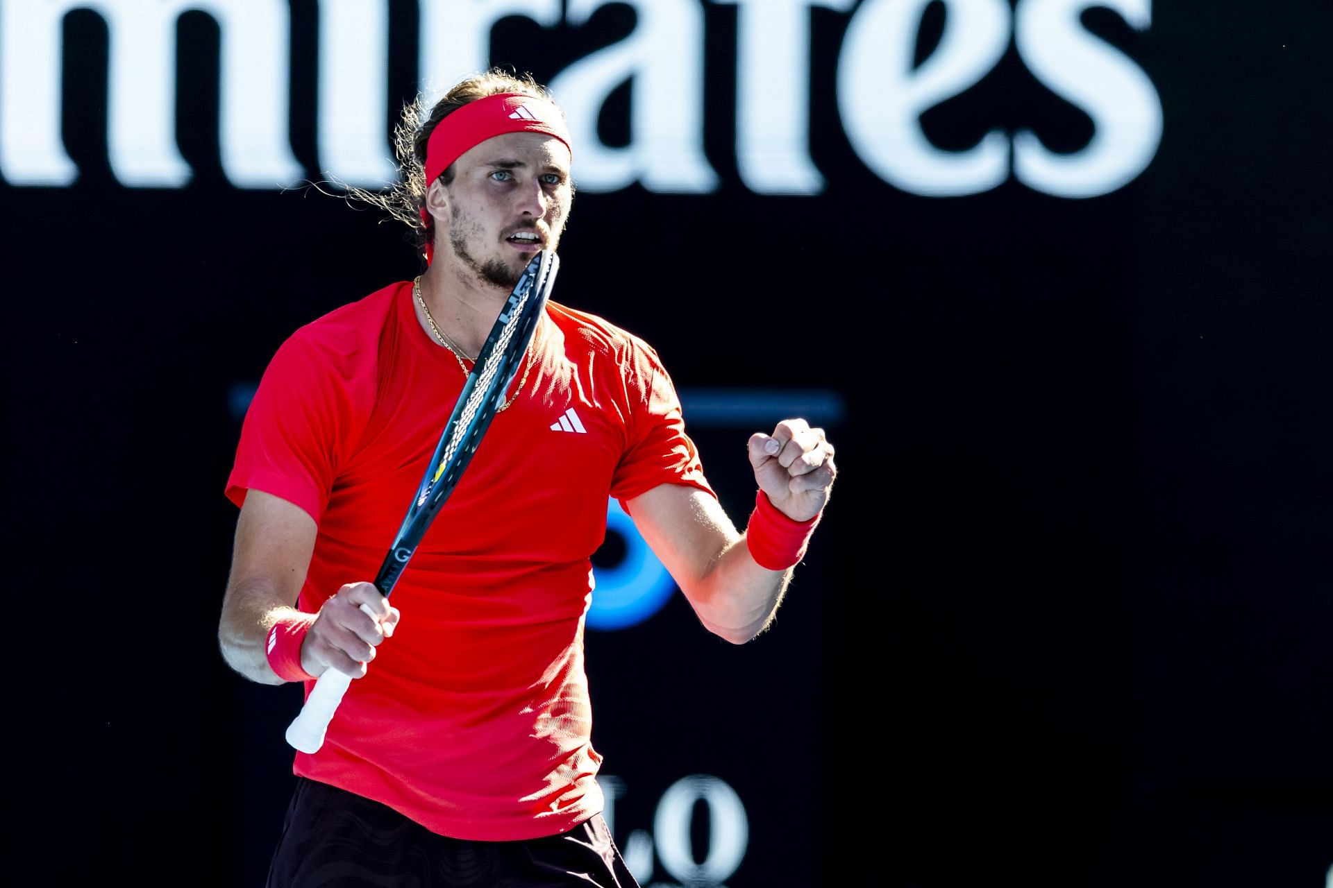 Alexander Zverev at the Australian Open 2025 - Source: Getty