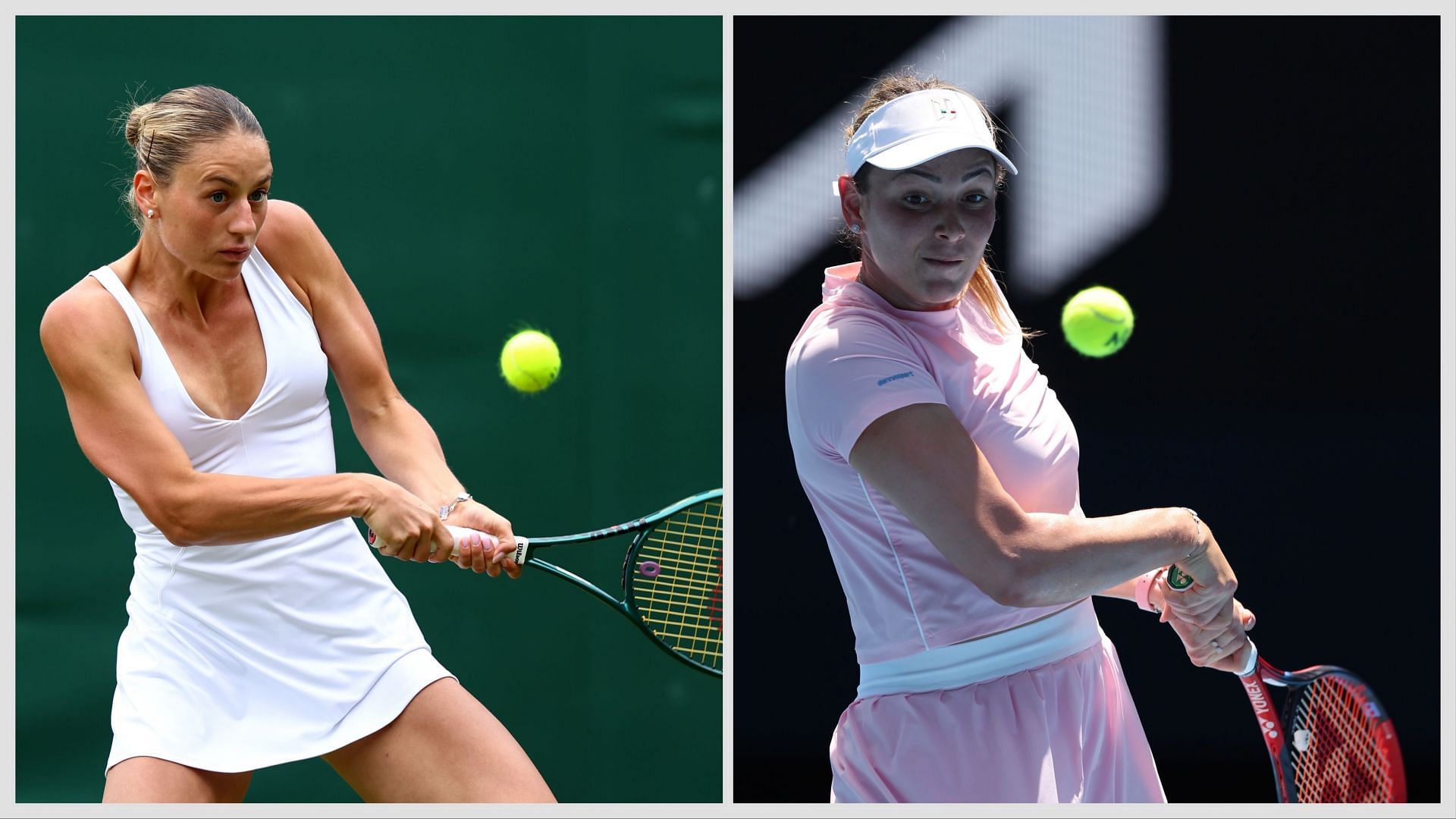 Marta Kostyuk and Donna Vekic will be in action on Day 4 of the Australian Open 2025. (Photos: Getty)