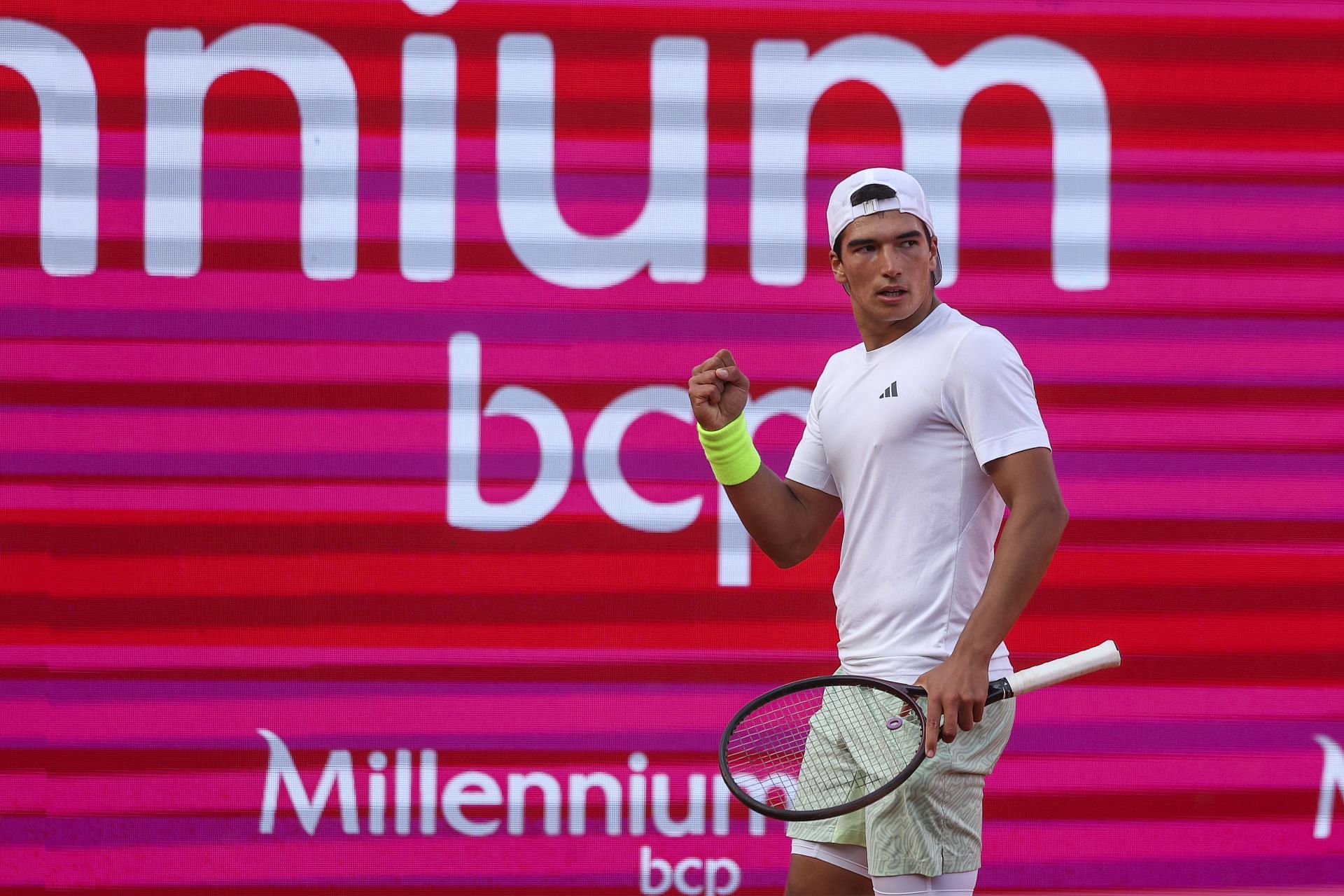 Henrique Rocha at the Estoril Open 2024. (Photo: Getty)