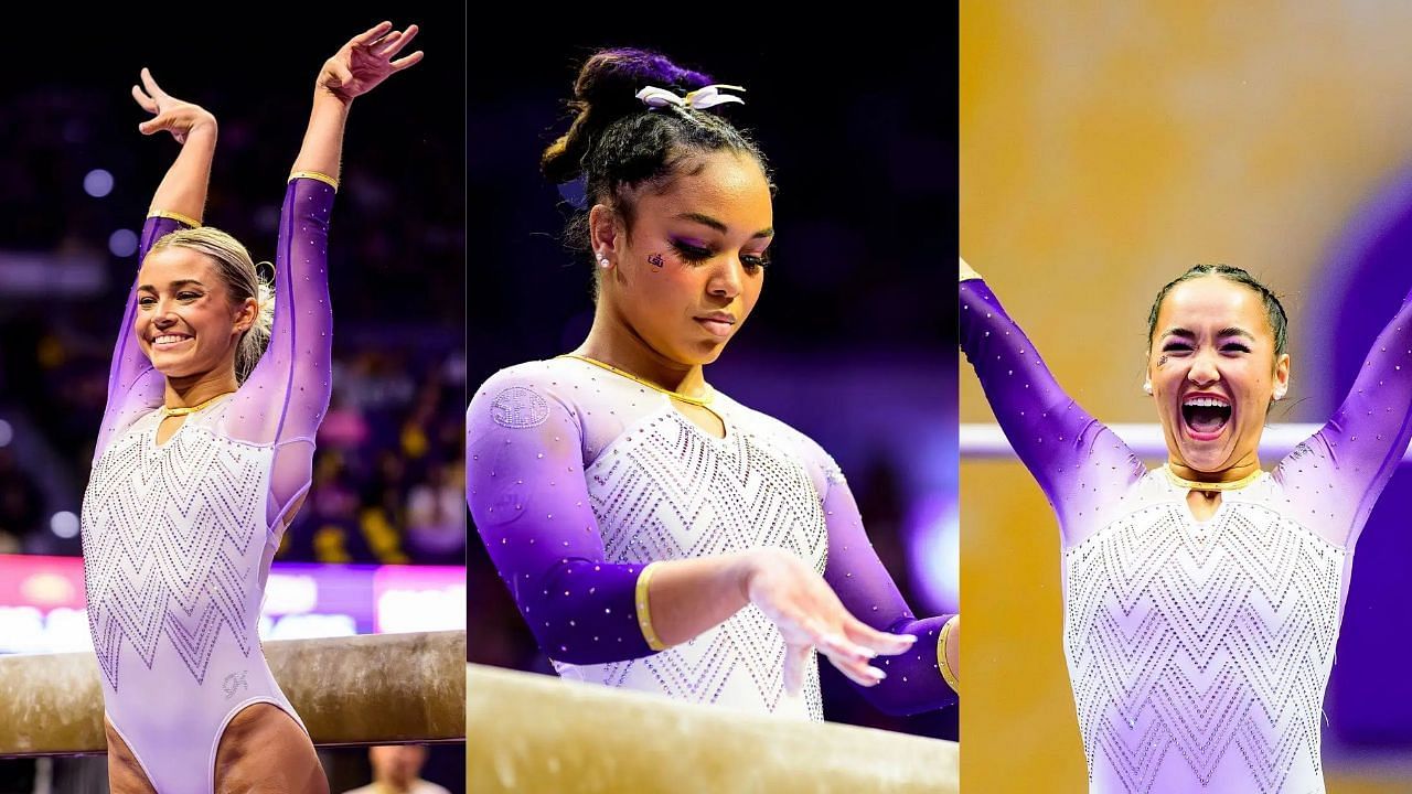 Olivia Dunne, Konnor McClain, and Aleah Finnegan (Image via: All three Getty)