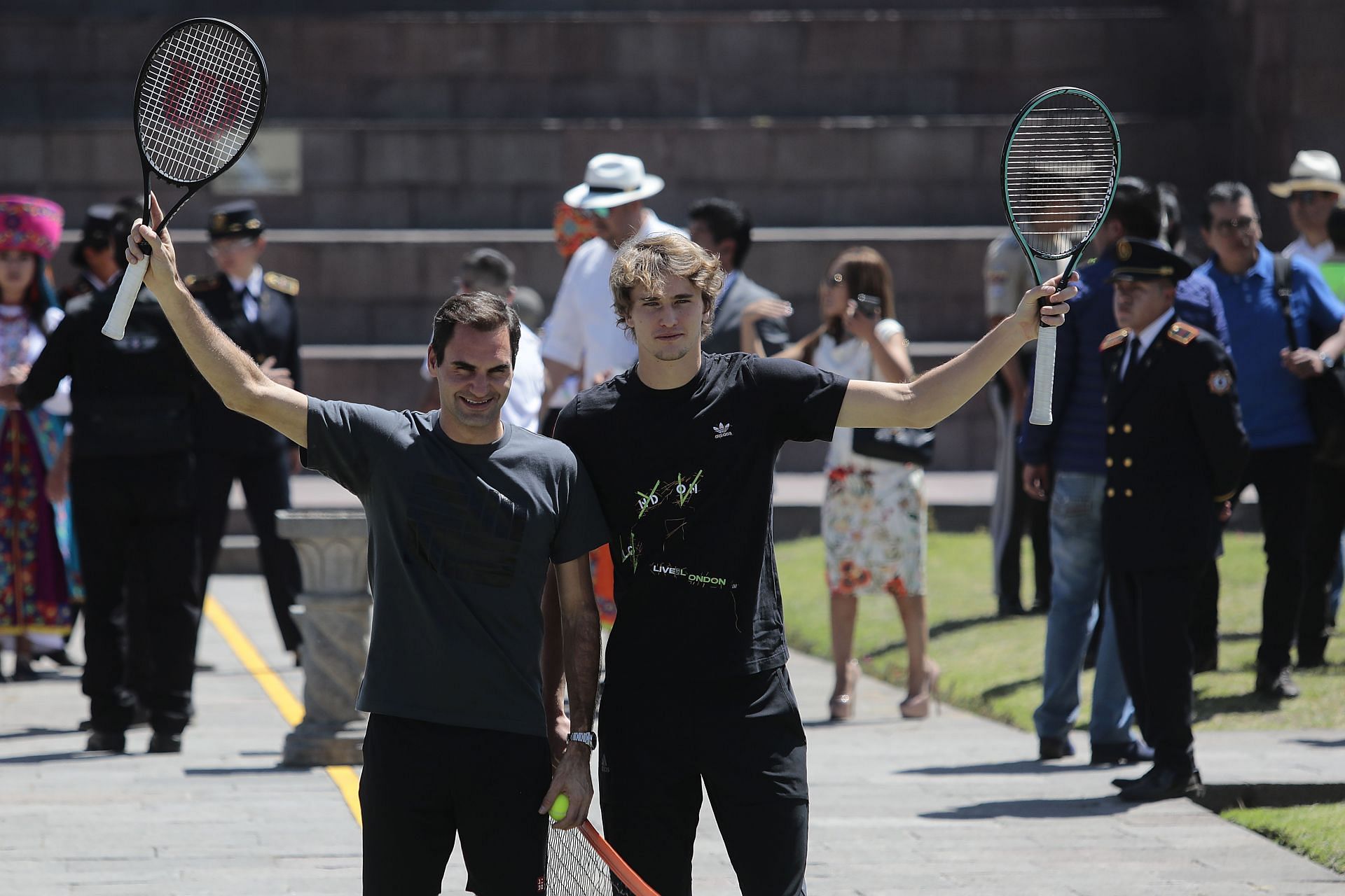 Roger Federer and Alexander Zverev - Source: Getty