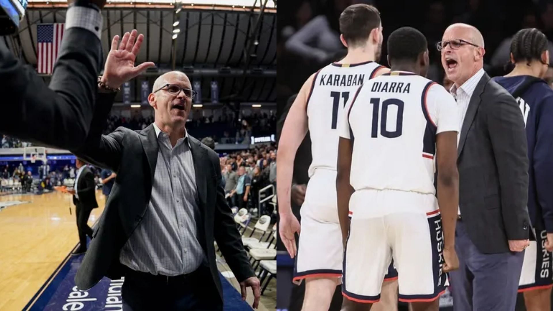 UConn coach Dan Hurley (Image Source: IMAGN)