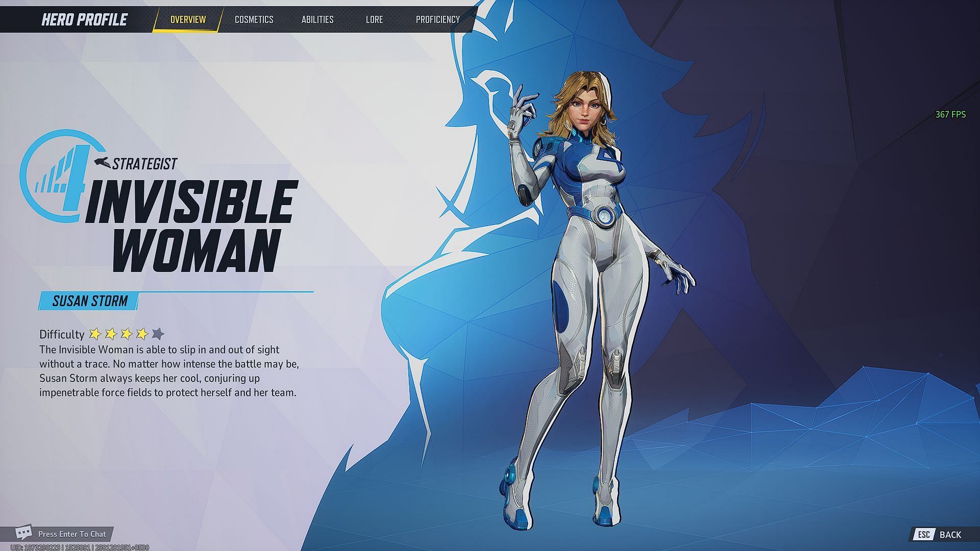 Invisible Woman is the newest Strategist in Marvel Rivals (Image via NetEase Games)