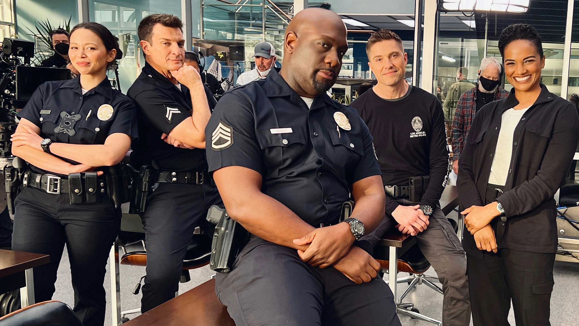 The cast of The Rookie (Image via X/@therookie)