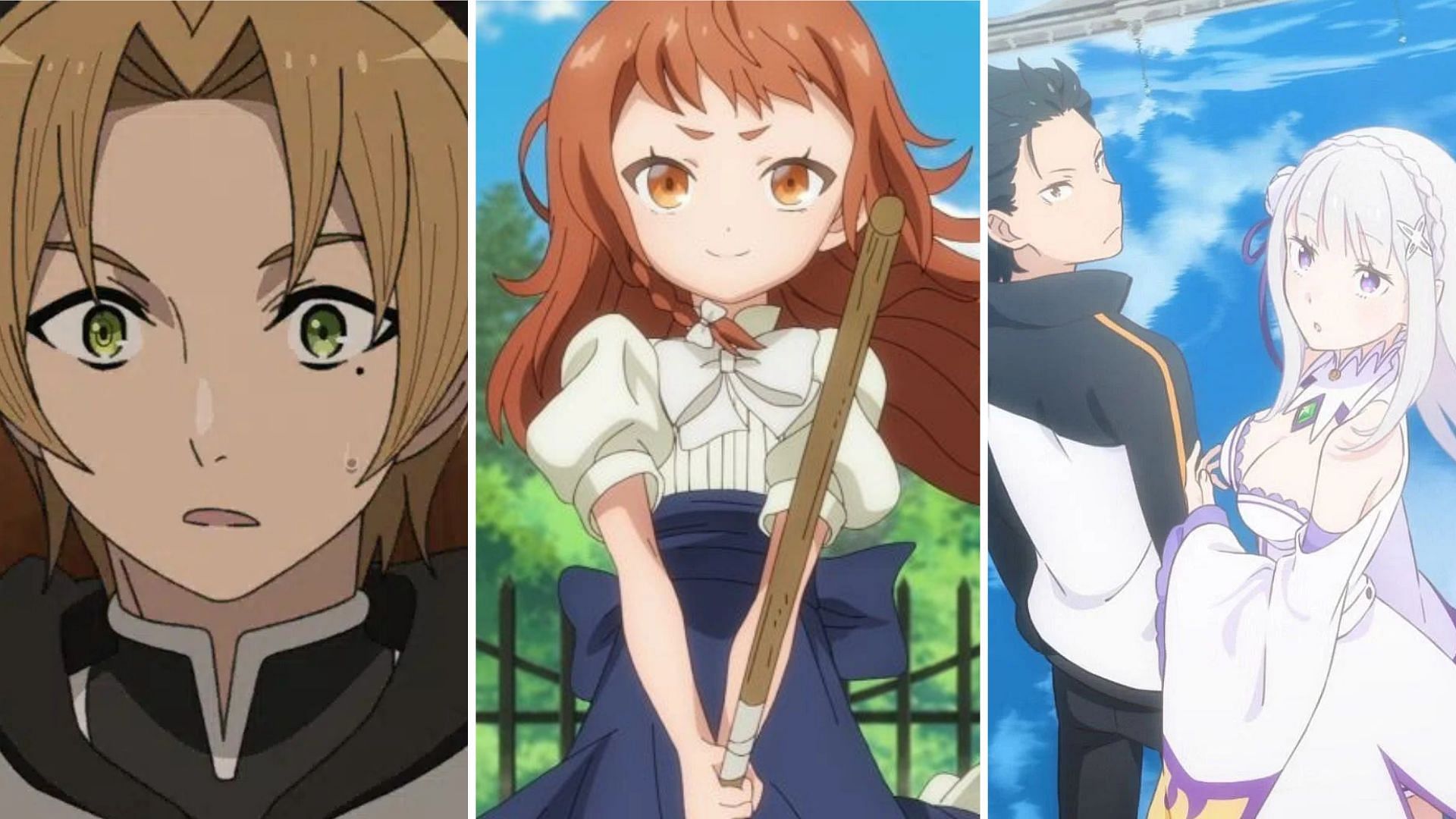 Mushoku Tensei: Jobless Reincarnation, Magic Maker: How to Make Magic in Another World, Re:Zero - Starting Life in Another World