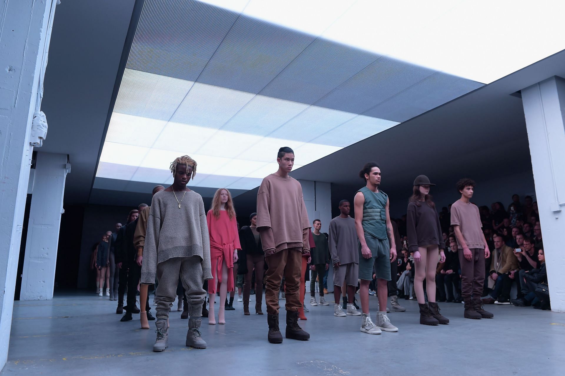 Adidas Originals x Kanye West YEEZY SEASON 1 - Runway (Image via Getty)