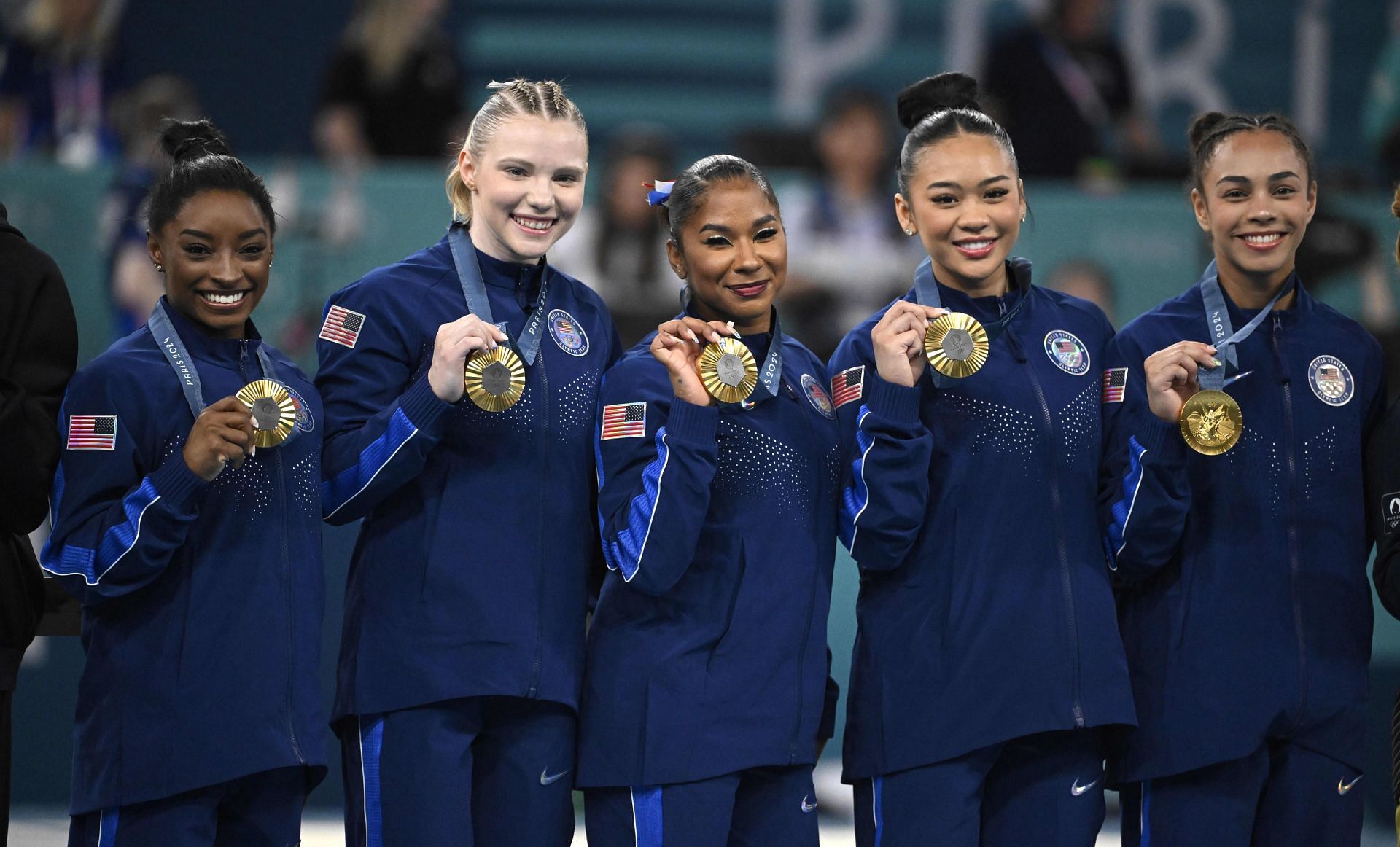 Gymnastics during the Paris 2024 Olympics. - Source: Getty