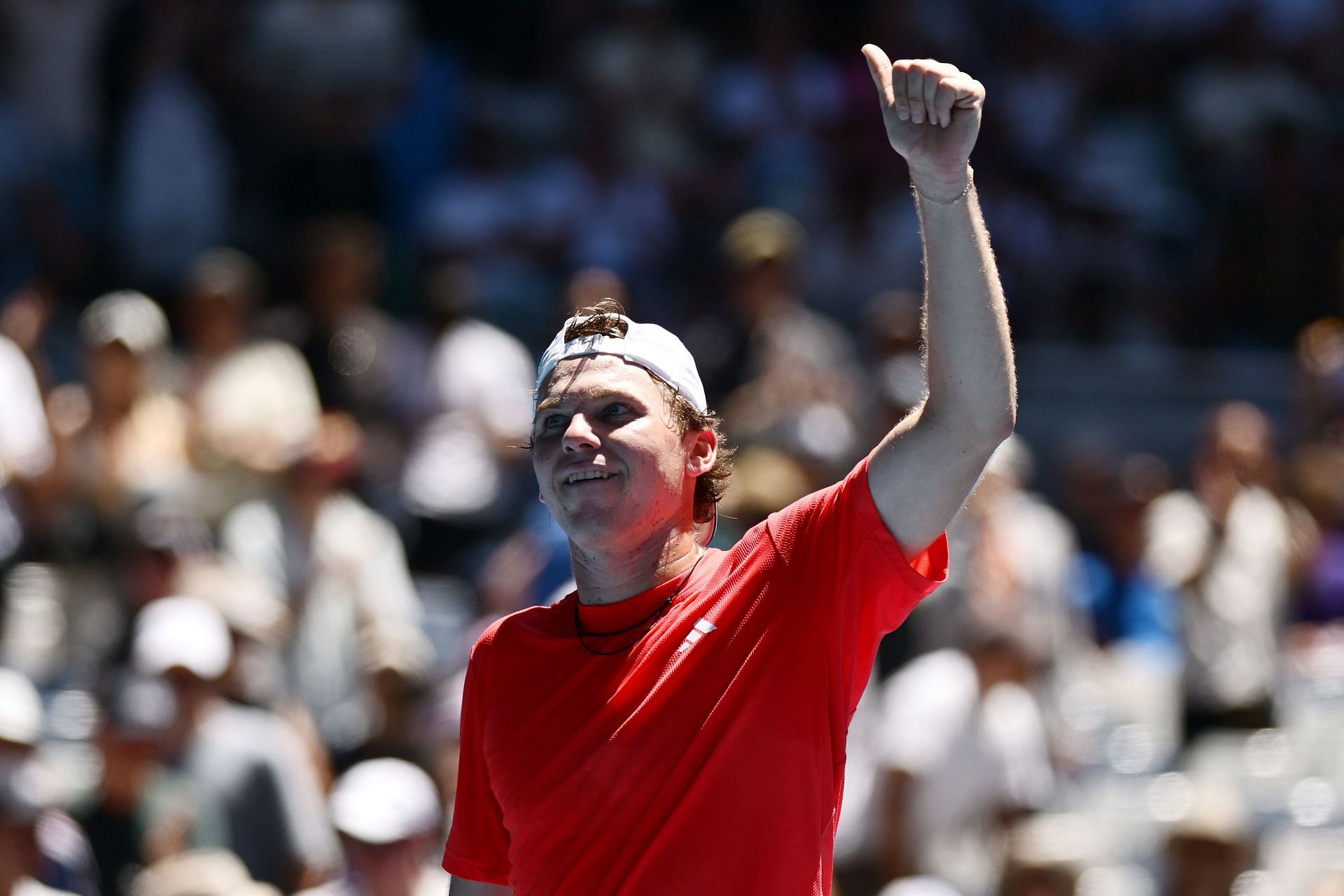 Alex Michelsen at the 2025 Australian Open. (Source: Getty)