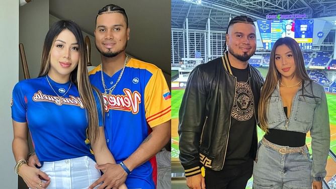 Padres star Luis Arraez & wife Gladys steal the spotlight in black blazer & off-shoulder dress for charity gala event