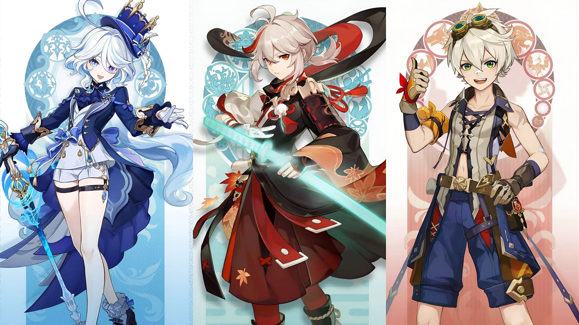 Furina, Kazuha, and Bennett are some of the most popular support units in the game (Image via HoYoverse)