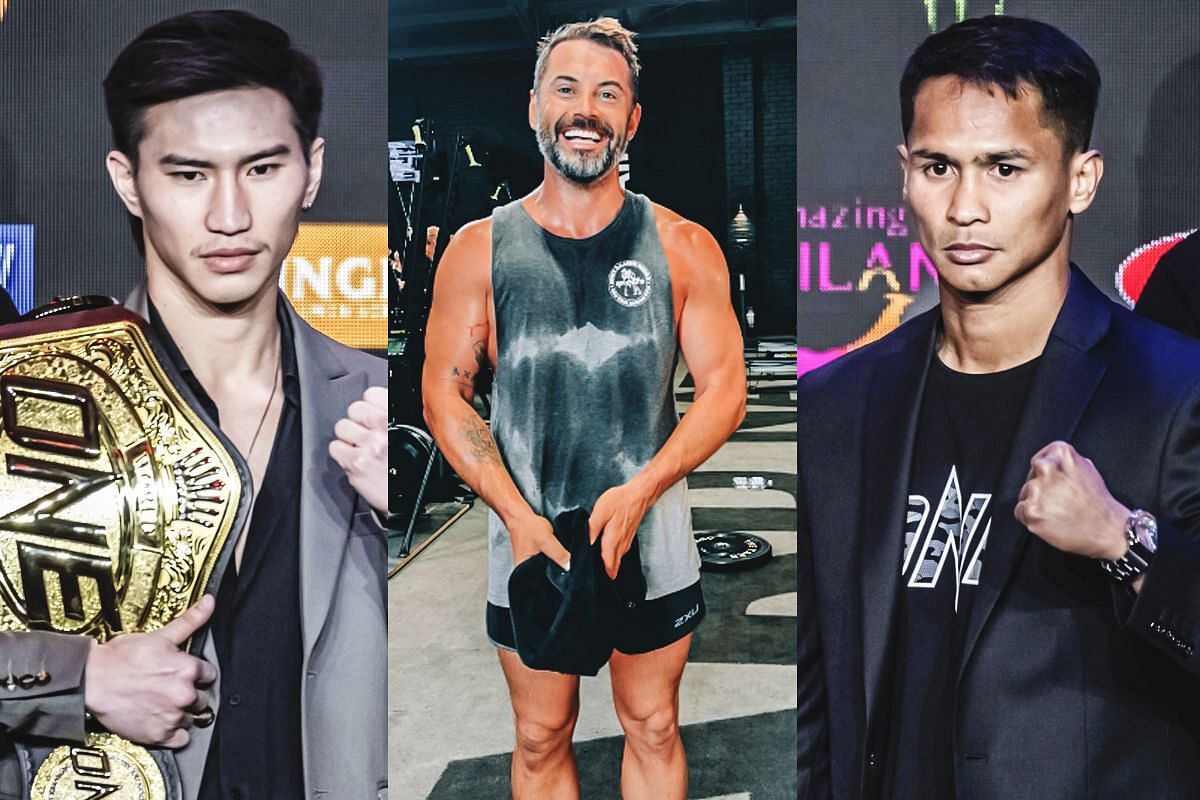 (From left to right) Tawanchai, Daniel MacPherson, Superbon [Photo via ONE Championship]