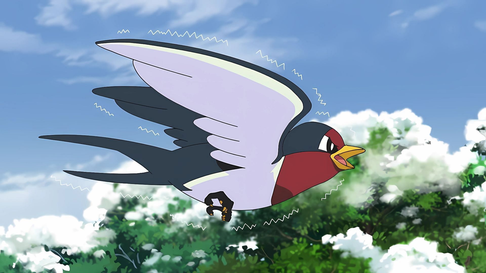 Taillow in the anime (Image via The Pokemon Company)