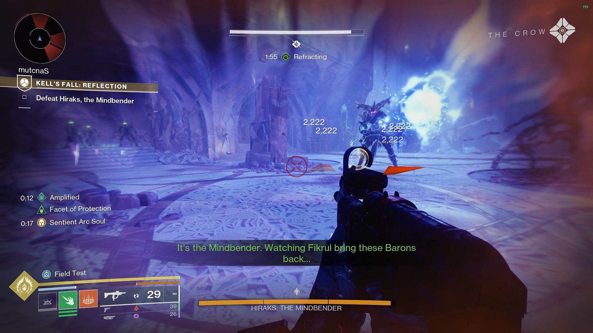 Mindbender boss in Destiny 2 Kell&#039;s Fall (Image via Bungie)