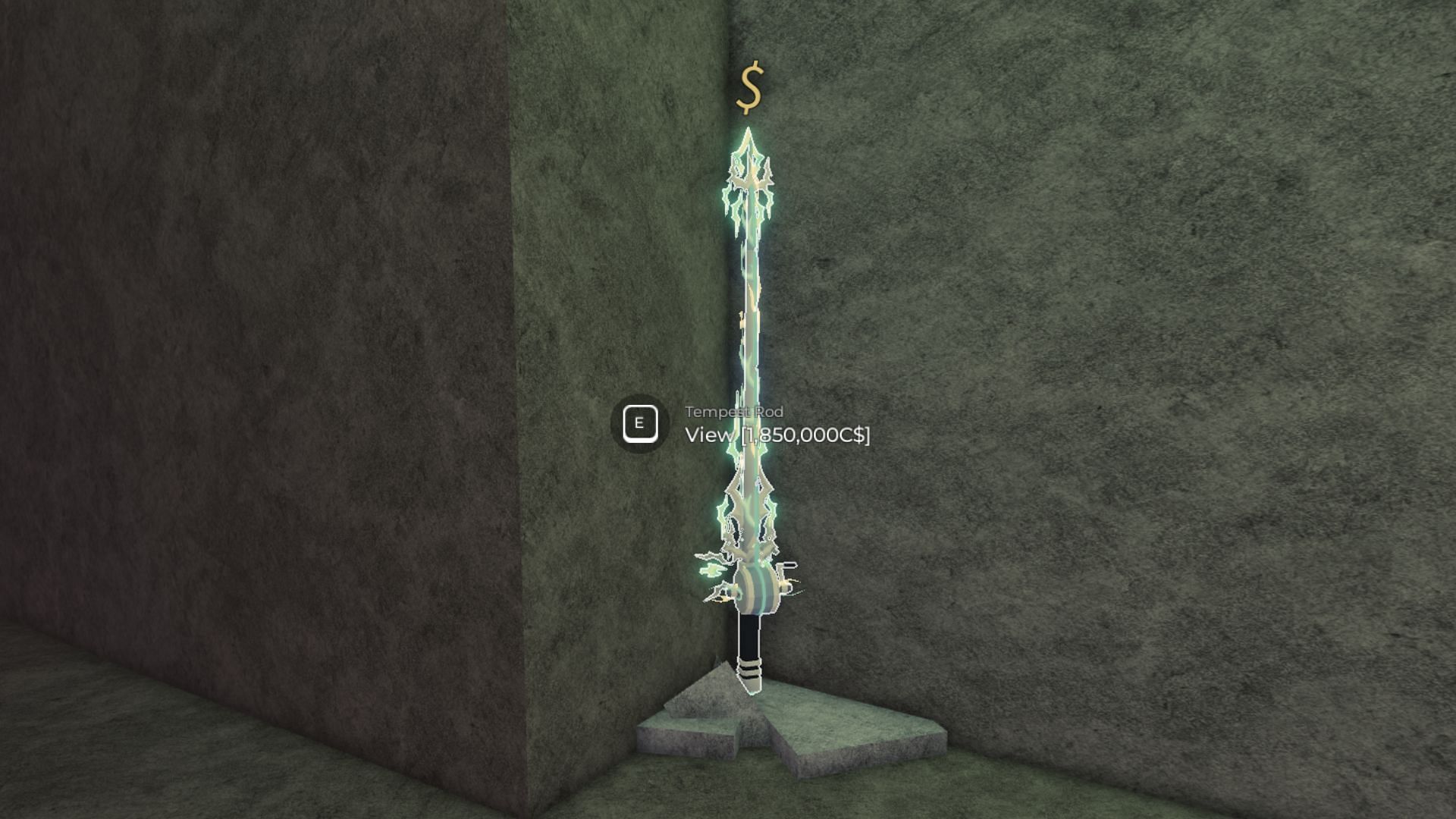 The Tempest Rod costs a lot (Image via Roblox)