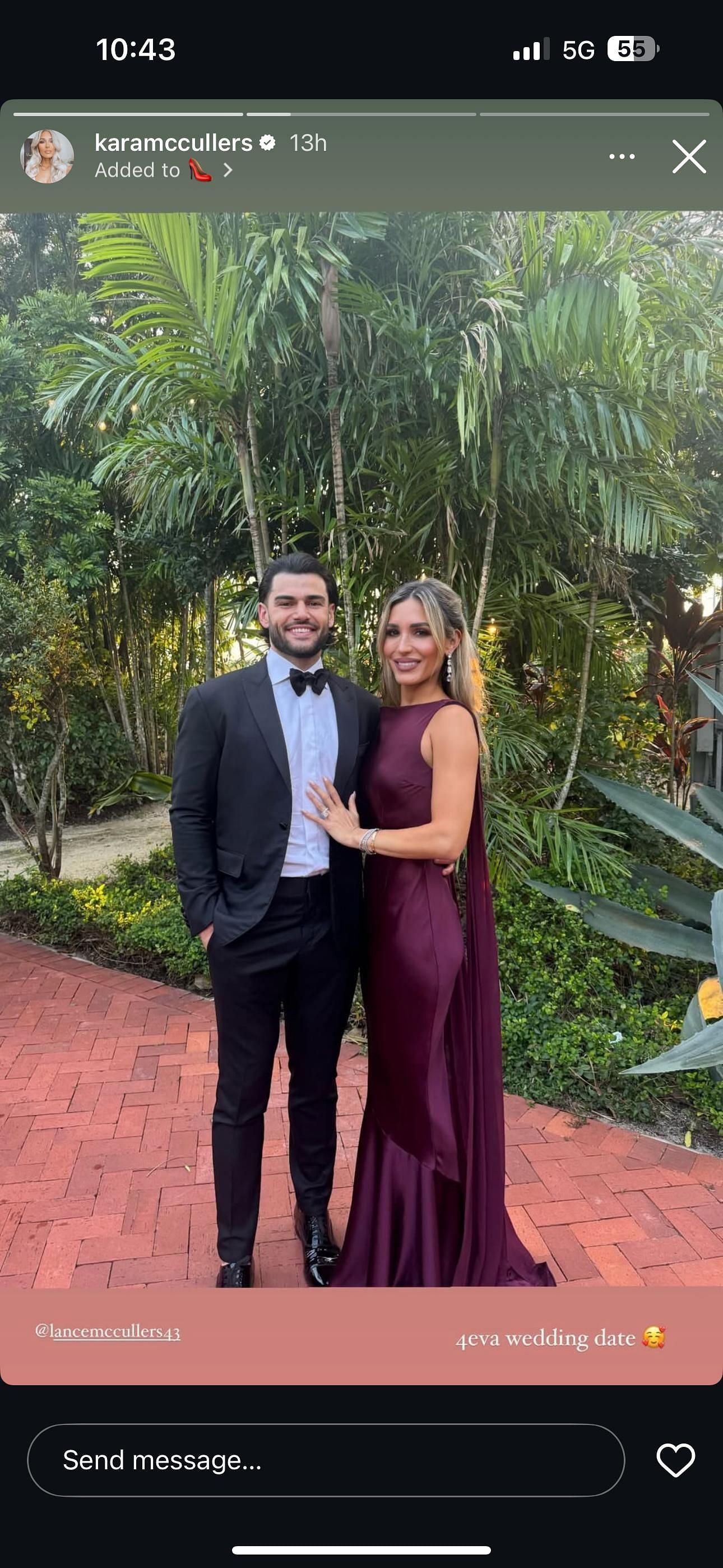 Lance McCullers and Kara McCullers at a wedding (Source: Kara McCullers&#039; Instagram)