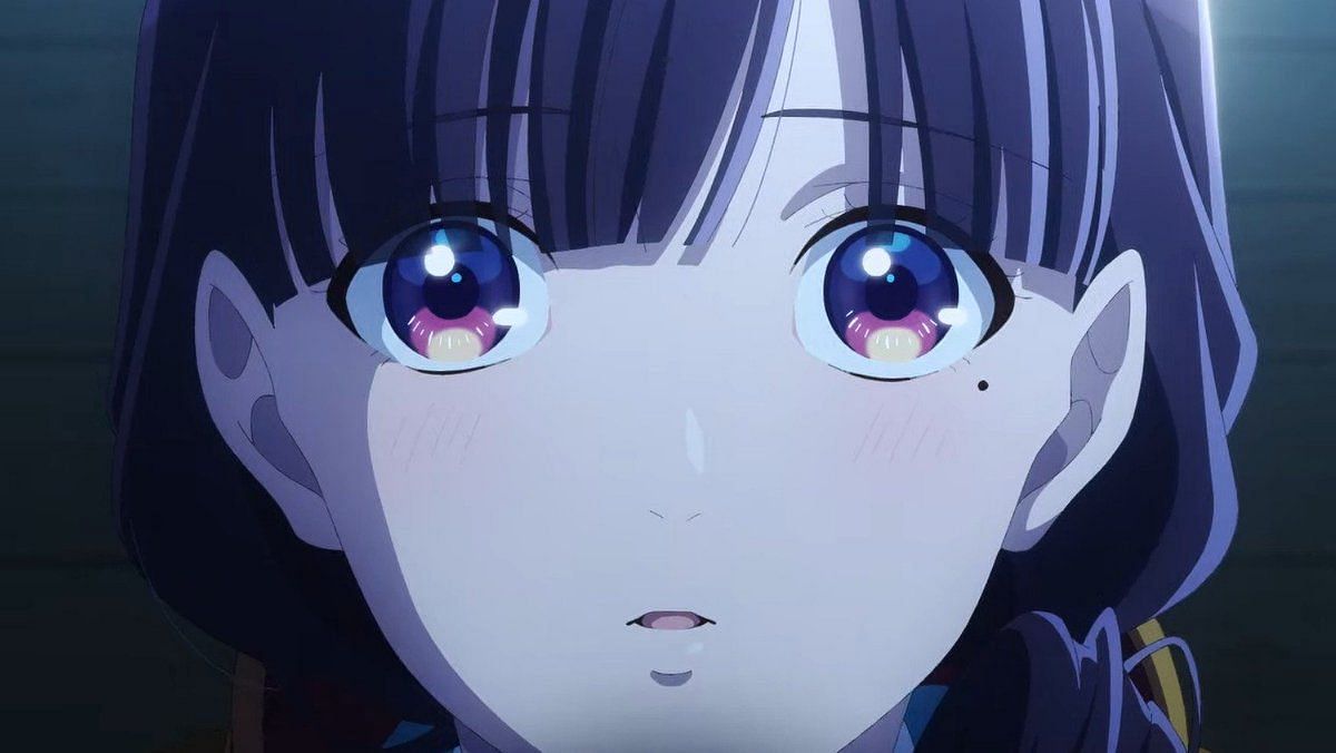 Miyo stares at Kiyoka (Image via Kinema Citrus)