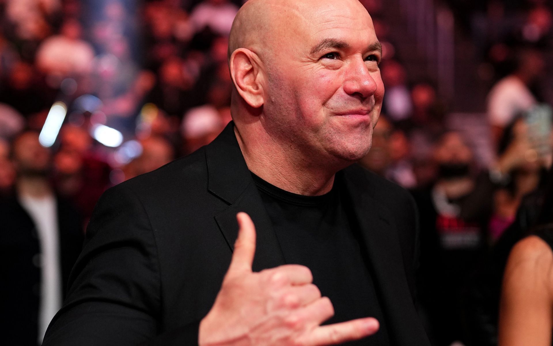 Dana White (pictured) sportingly played along with the oil meme in 2024 [Image courtesy: Getty Images]