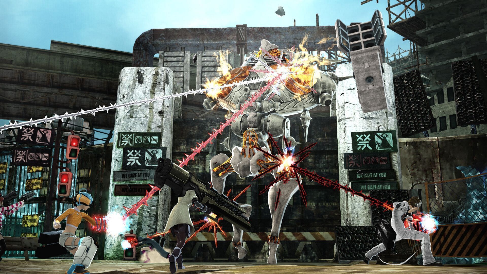 Art style of Freedom Wars Remastered (Image via Bandai Namco Entertainment)