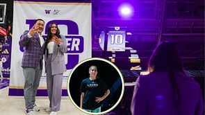 Kate Martin drops 1-word reaction after Kelsey Plum's jersey goes up in the rafters