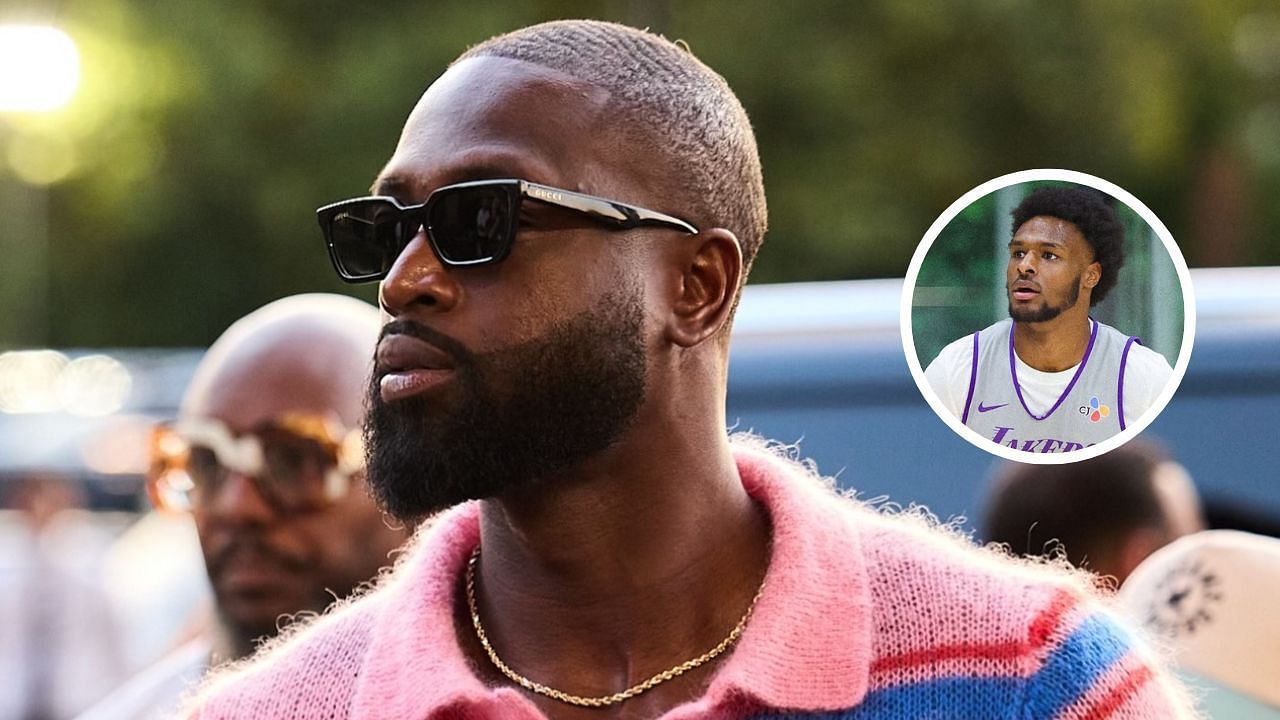 Dwyane Wade slammed online for making feelings clear on Bronny James and Lakers (Image Source: Wade and Bronny