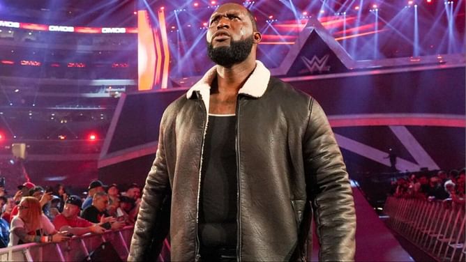 WWE star Omos wins championship on his return to the ring