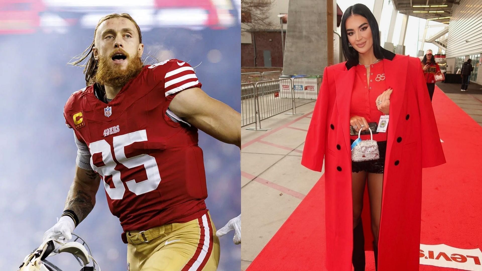 George Kittle is a Pro Bowler again, and his wifr Claire cannot be any happier