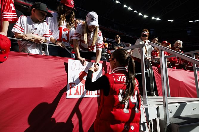 Jared Goff's wife Christen delivers resounding stamp of approval for Kristin Juszczyk's apparel brand