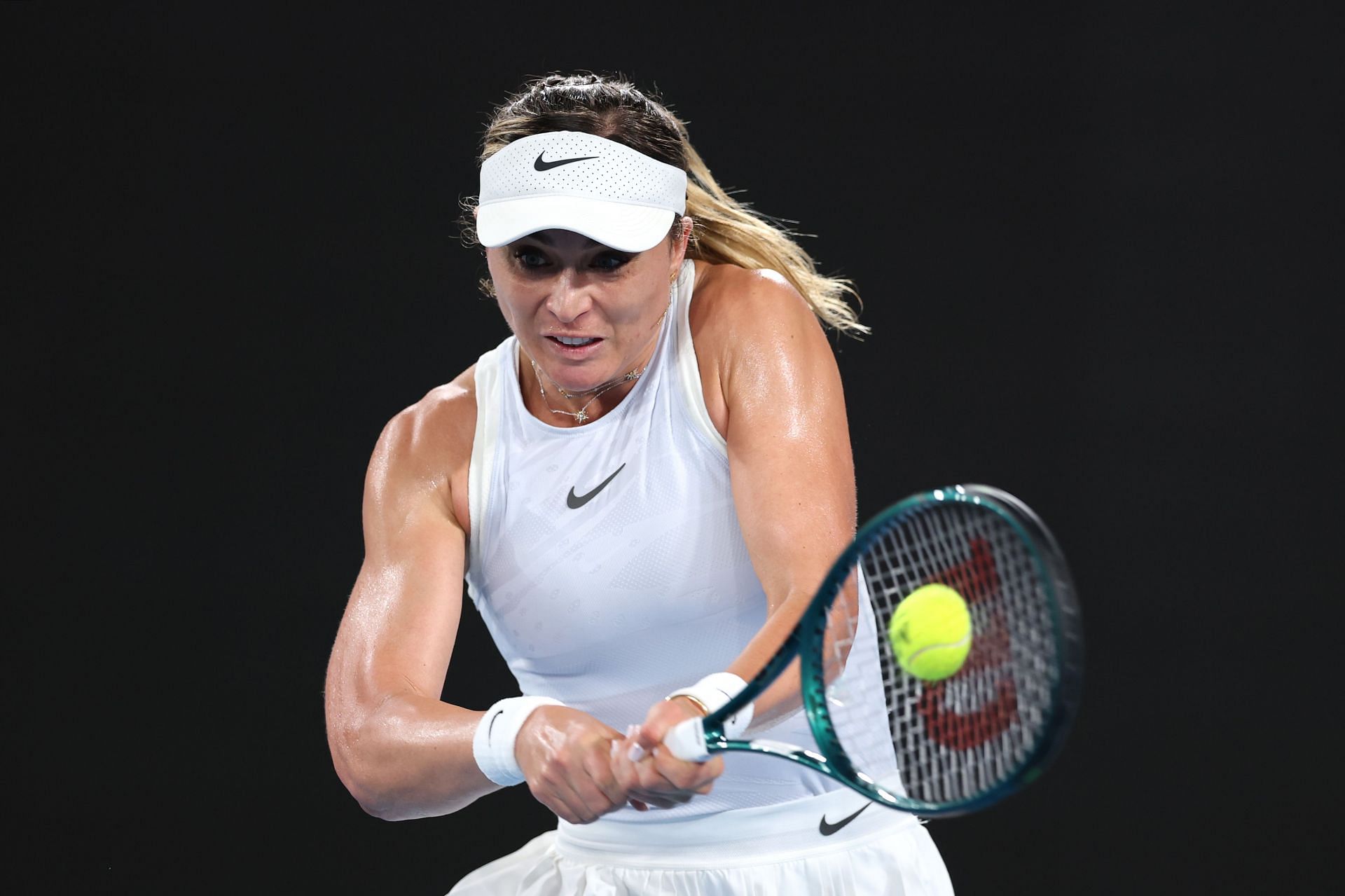 Paula Badosa at the 2025 Australian Open [Image Source: Getty Images]