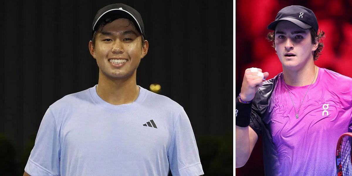 Learner Tien (L) and Joao Fonseca | Images: Getty