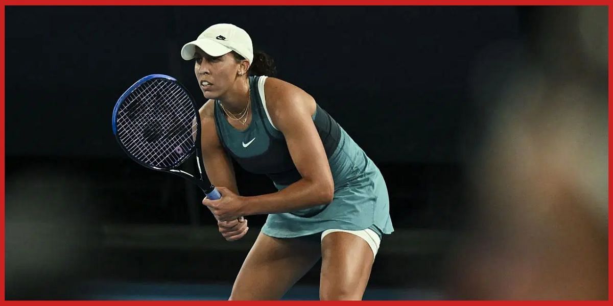 Madison Keys at the Australian Open. (Source: Getty)