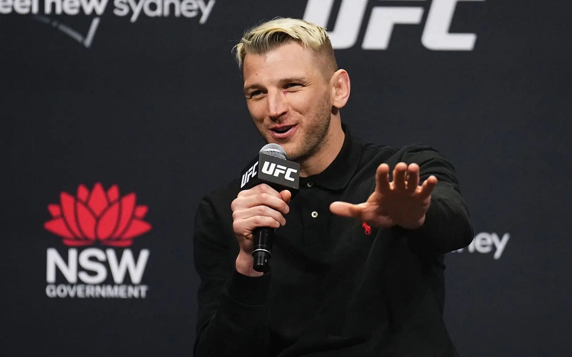 Dan Hooker (pictured) shares story of bar-brawl started after taking someone